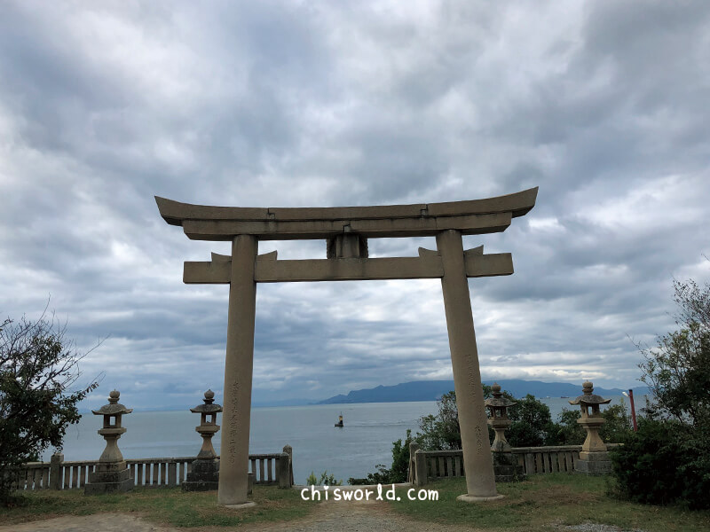 兵庫赤穗伊和都比賣神社可以眺望瀨戶內海