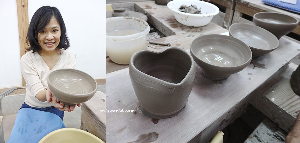 栃木益子窯元橫山よこやま，親手製作自己的益子燒杯盤