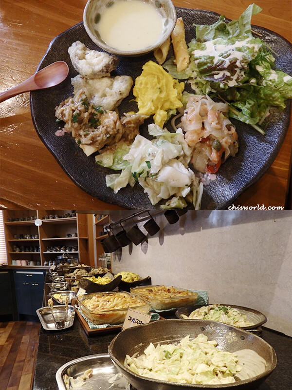 栃木益子窯元橫山森林餐廳　餐點特色