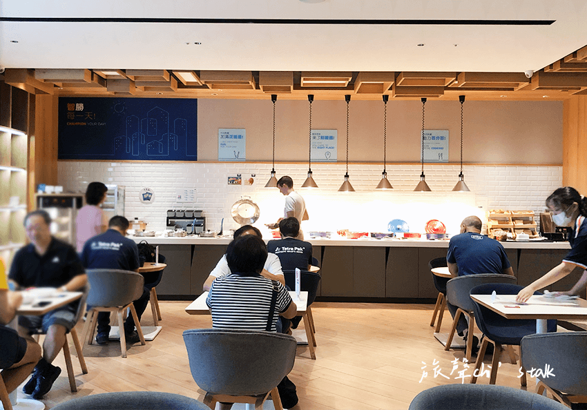 嘉義智選假日酒店採自助式早餐，豐富多樣