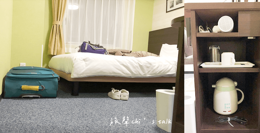 Comfort Hotel NIIGATA 新潟舒適酒店房間空間及備品