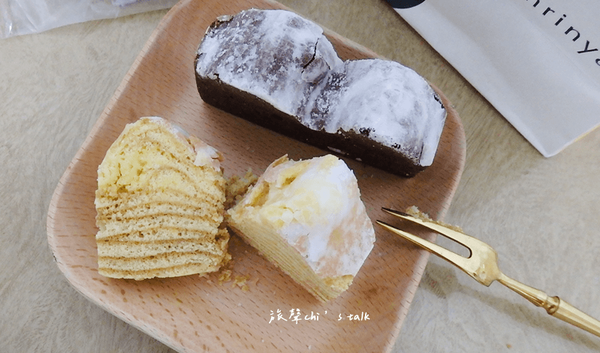 年輪家一口年輪蛋糕斷面秀，東京車站伴手禮